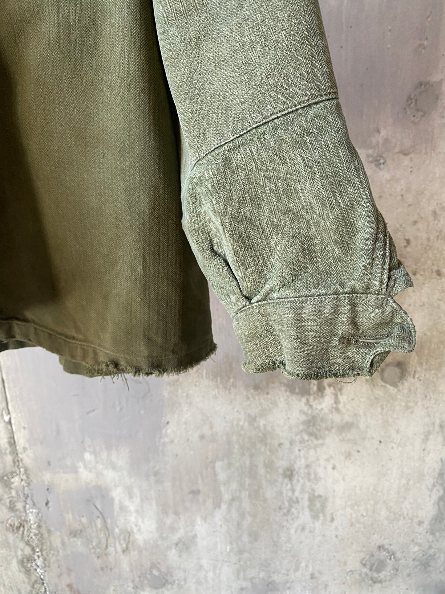 Vintage Military Button Up