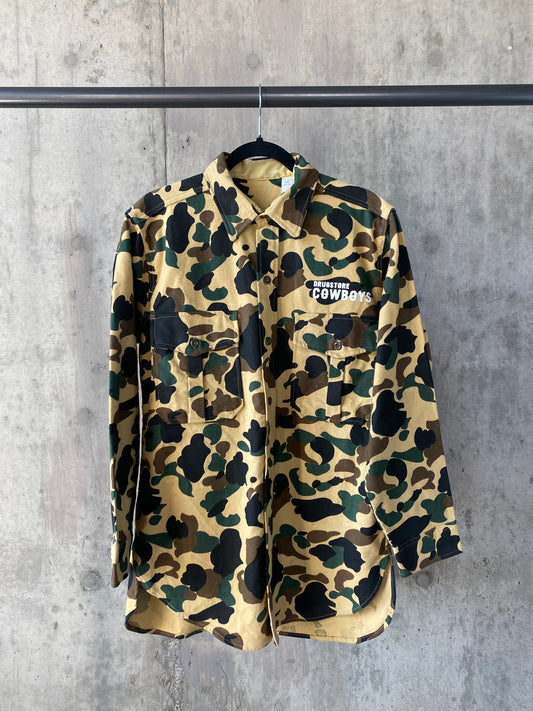 Vintage Hunting Camo Button Up
