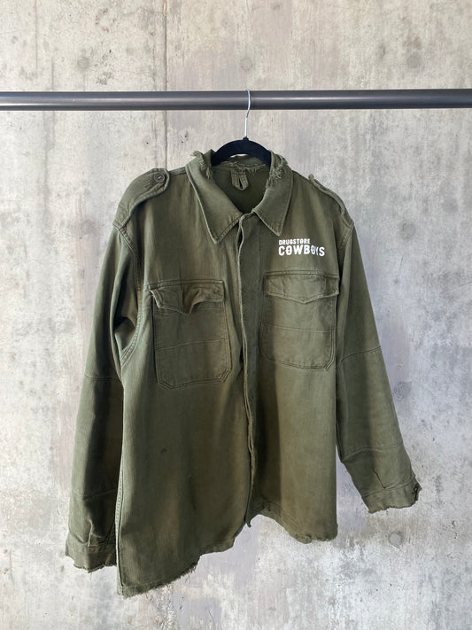 Vintage Military Button Up