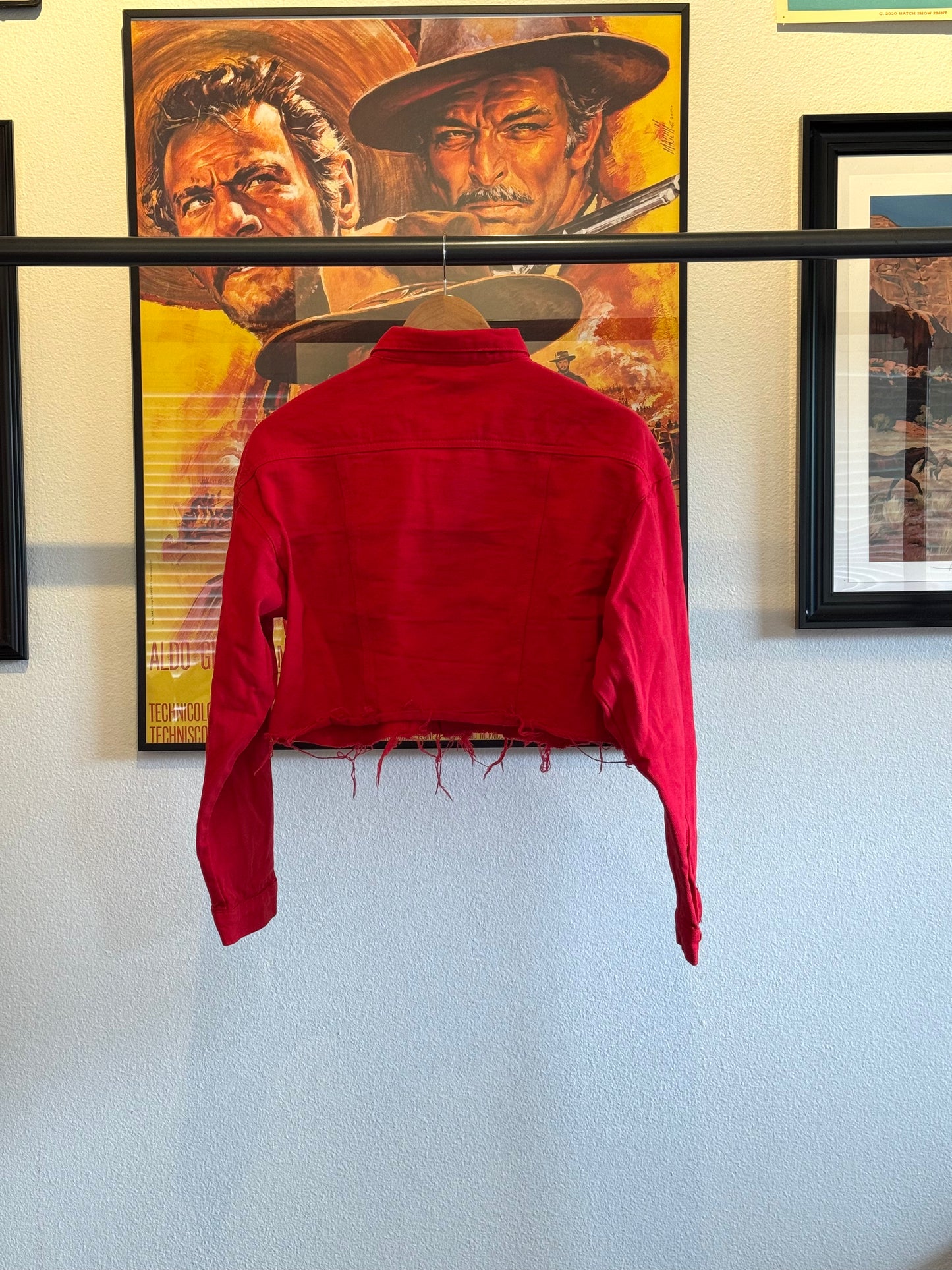 Women's Tic Toe Denim Jacket Cropped